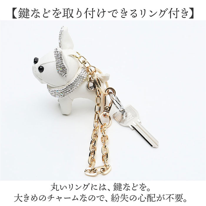 BACKYARD FAMILY「バッグチャーム 犬 通販 Lyre バッグアクセサリー チャーム 合成皮革 合皮 フェイクレザー」|その他|