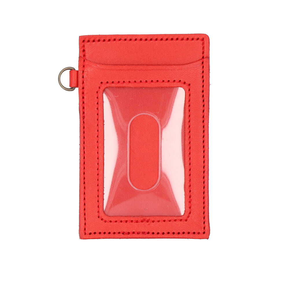 BACKYARD FAMILY「パスケース 本革 通販 栃木レザー 定期入れ カードケース ICカード 革 レザー 牛革 日本製」|定期入れ|レッド1