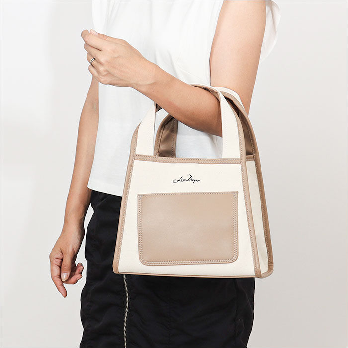 BACKYARD FAMILY「lizdays リズデイズ PU キャンバス ミニ トートバッグ 通販 トートバック トート」|トートバッグ|