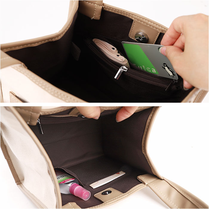 BACKYARD FAMILY「lizdays リズデイズ PU キャンバス ミニ トートバッグ 通販 トートバック トート」|トートバッグ|