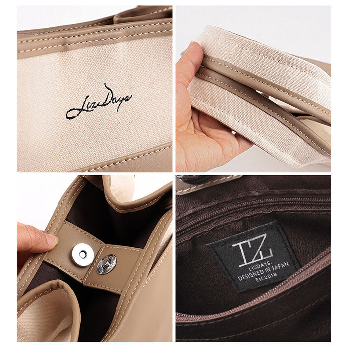 BACKYARD FAMILY「lizdays リズデイズ PU キャンバス ミニ トートバッグ 通販 トートバック トート」|トートバッグ|