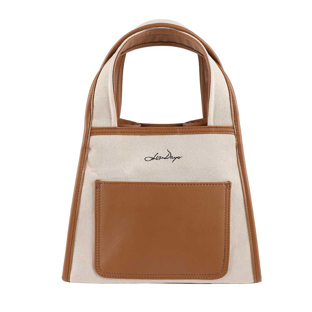 BACKYARD FAMILY「lizdays リズデイズ PU キャンバス ミニ トートバッグ 通販 トートバック トート」|トートバッグ|ホワイト3