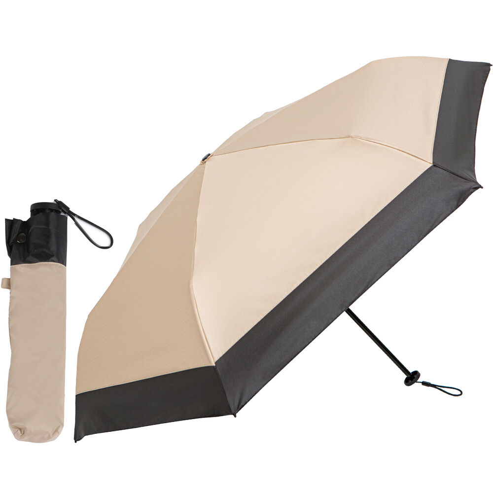 BACKYARD FAMILY「KIZAWA 日傘 UVカット 100 通販 超軽量カーボン傘 折りたたみ日傘 折り畳み日傘」|傘|ブラック2