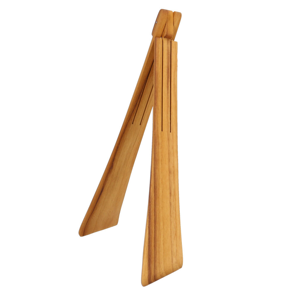 BACKYARD FAMILY「トング 木製 木製トング 通販 取り分け 折り畳み 折りたたみ スリム コンパクト ウッド タイ」|食器・キッチングッズ|ブラウン1