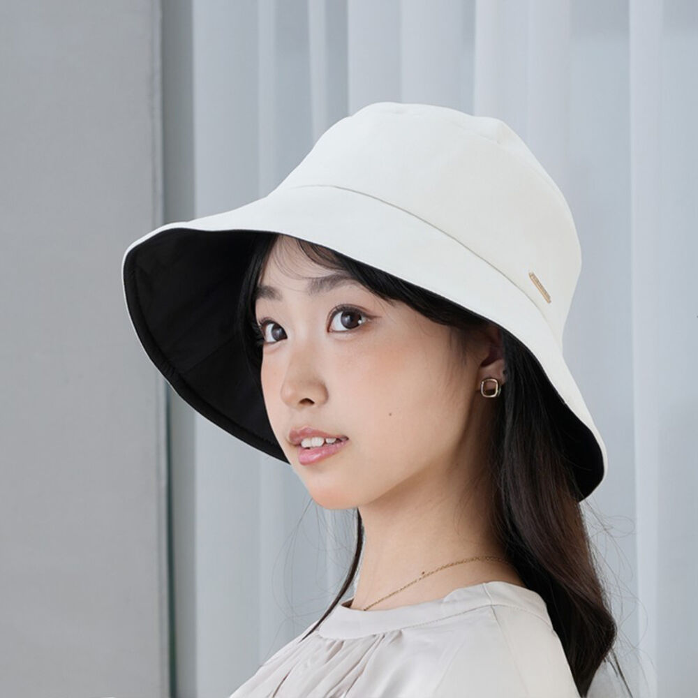 BACKYARD FAMILY「レディース 遮光 帽子 通販 KIZAWA キザワ 遮光帽子 つば広帽子 つば広ハット noa」|ハット|ホワイト3