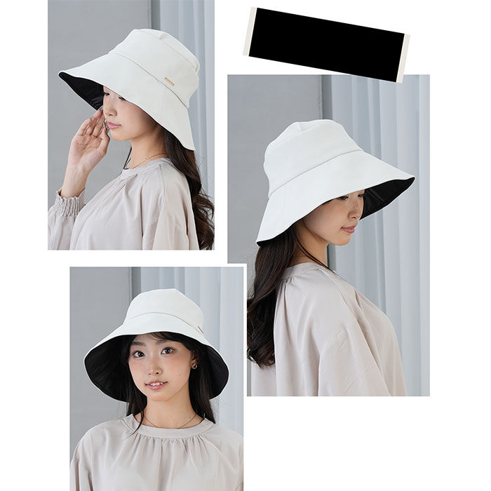 BACKYARD FAMILY「レディース 遮光 帽子 通販 KIZAWA キザワ 遮光帽子 つば広帽子 つば広ハット noa」|ハット|