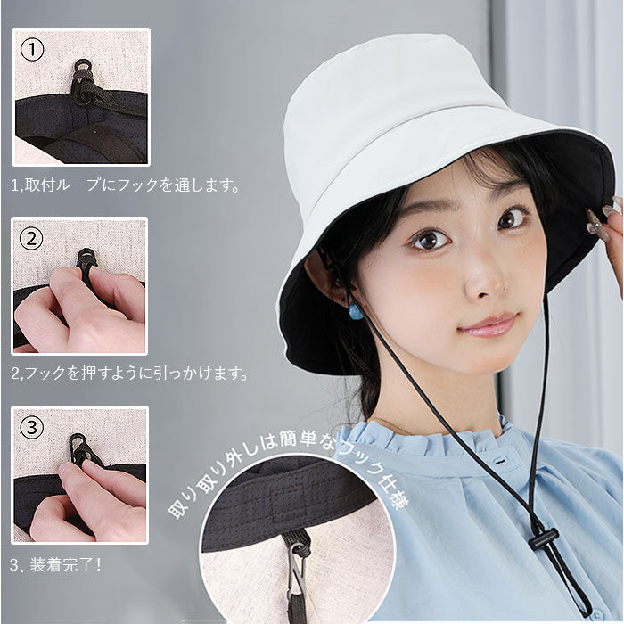 BACKYARD FAMILY「レディース 遮光 帽子 通販 KIZAWA キザワ 遮光帽子 つば広帽子 つば広ハット noa」|ハット|