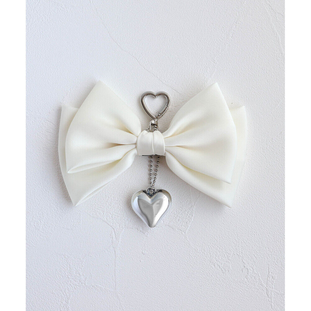 BACKYARD FAMILY「RORA キーリング 通販 ローラ マチルダ キーホルダー キーチャーム バッグチャーム ハート型」|その他|ホワイト1