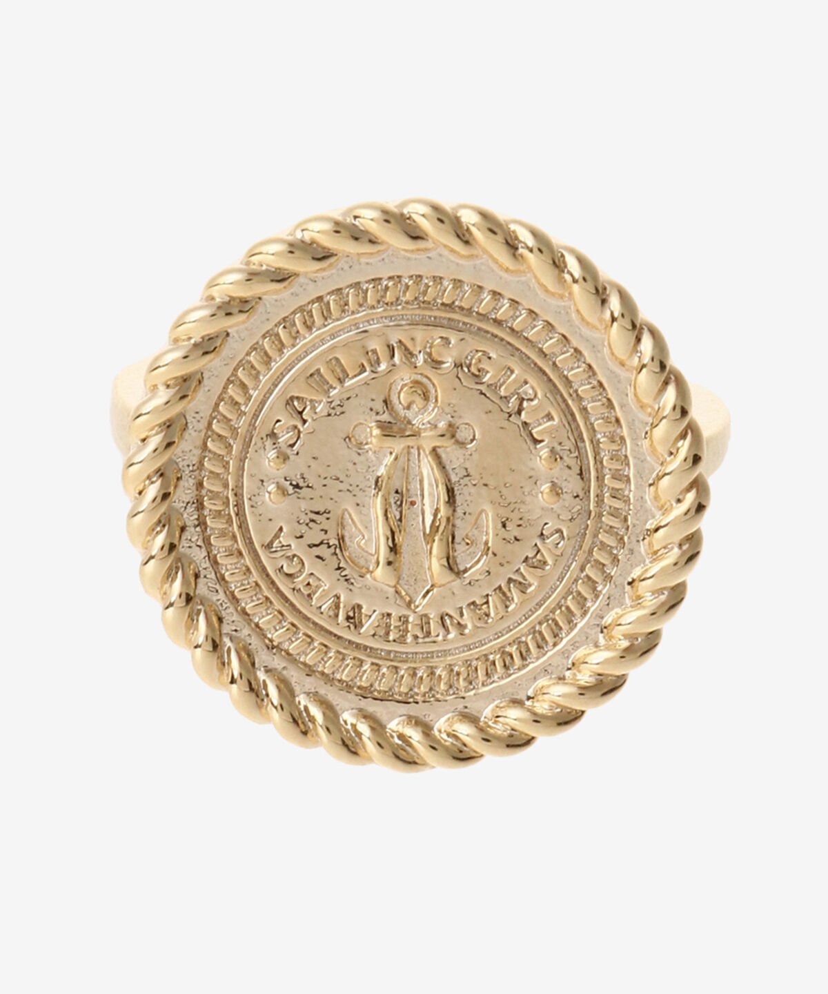 Samantha Vega「マリンコインリング」|リング|ゴールド