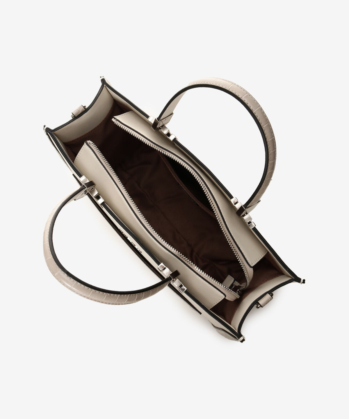 Samantha Vega「クロコ調シンプルBOXトートバッグ (大)」|トートバッグ|