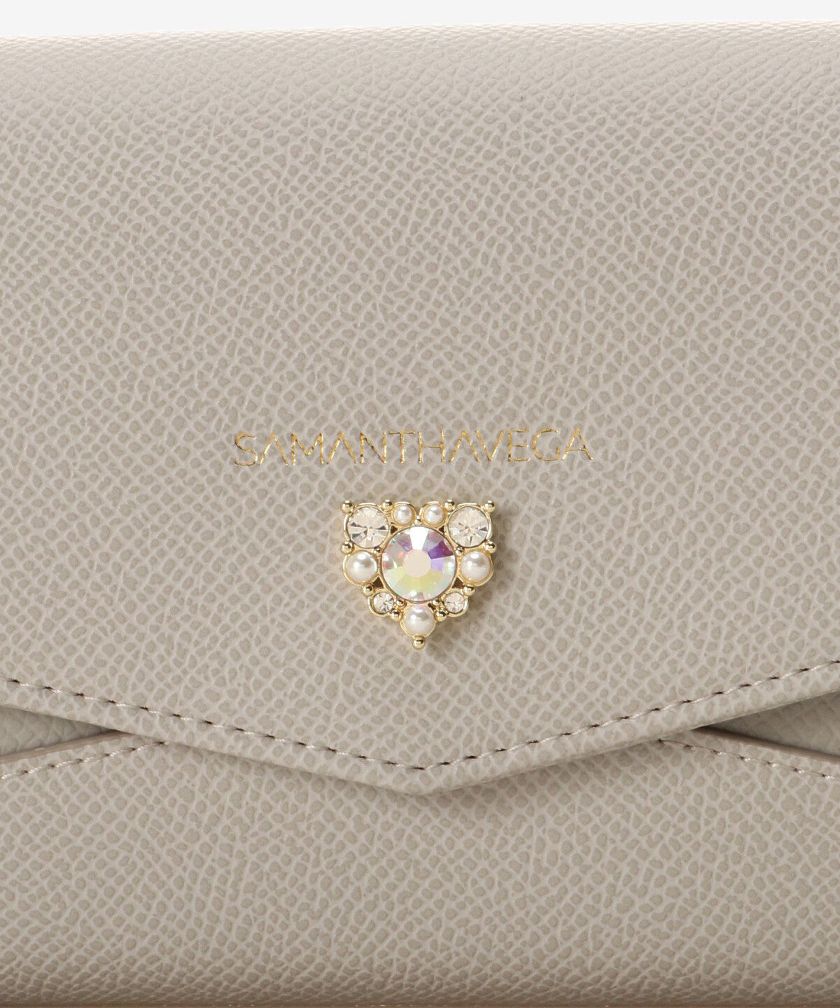 Samantha Vega「ハートビジュー付き長財布」|財布|