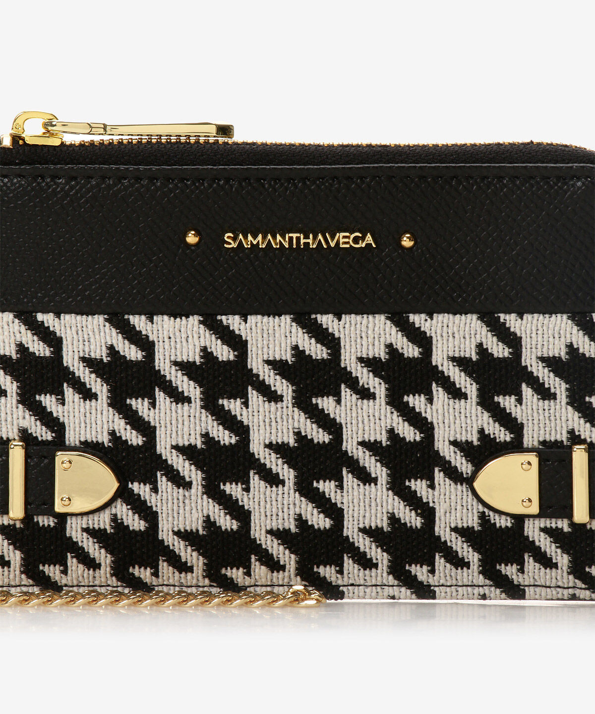 Samantha Vega「千鳥格子ベルト金具マルチケース」|コインケース|