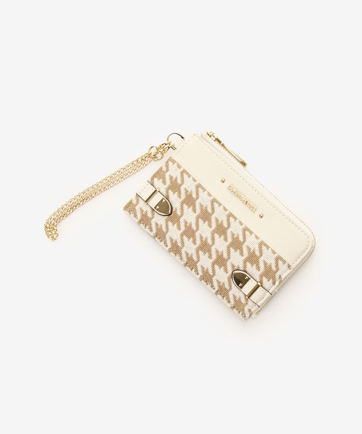 Samantha Vega「千鳥格子ベルト金具マルチケース」|コインケース|