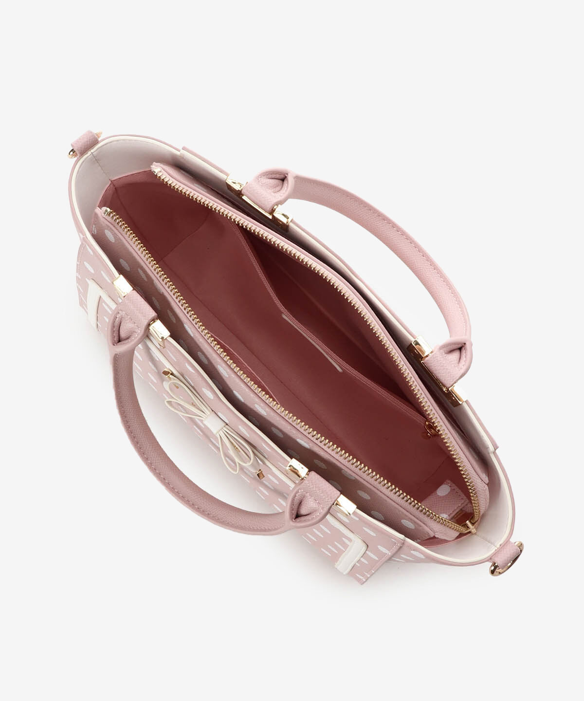 Samantha Vega「ソリッドリボンドットハンドバッグ」|ハンドバッグ|