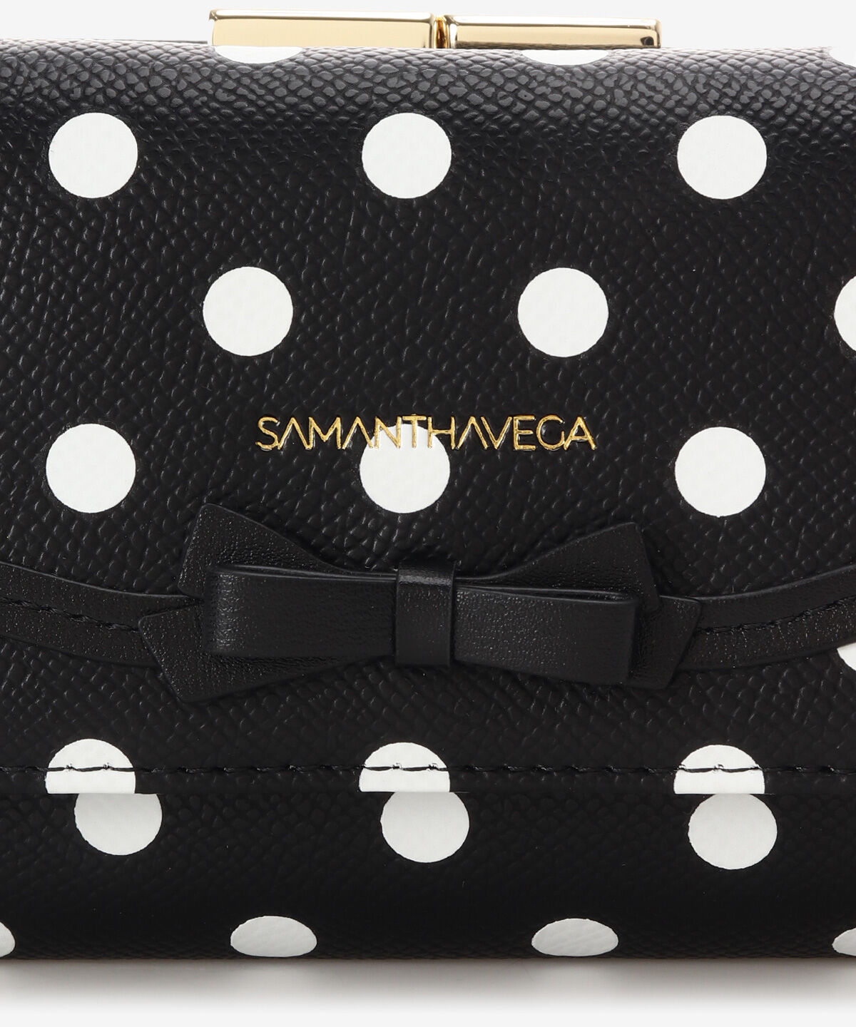 Samantha Vega「ソリッドリボンドット折財布」|財布|