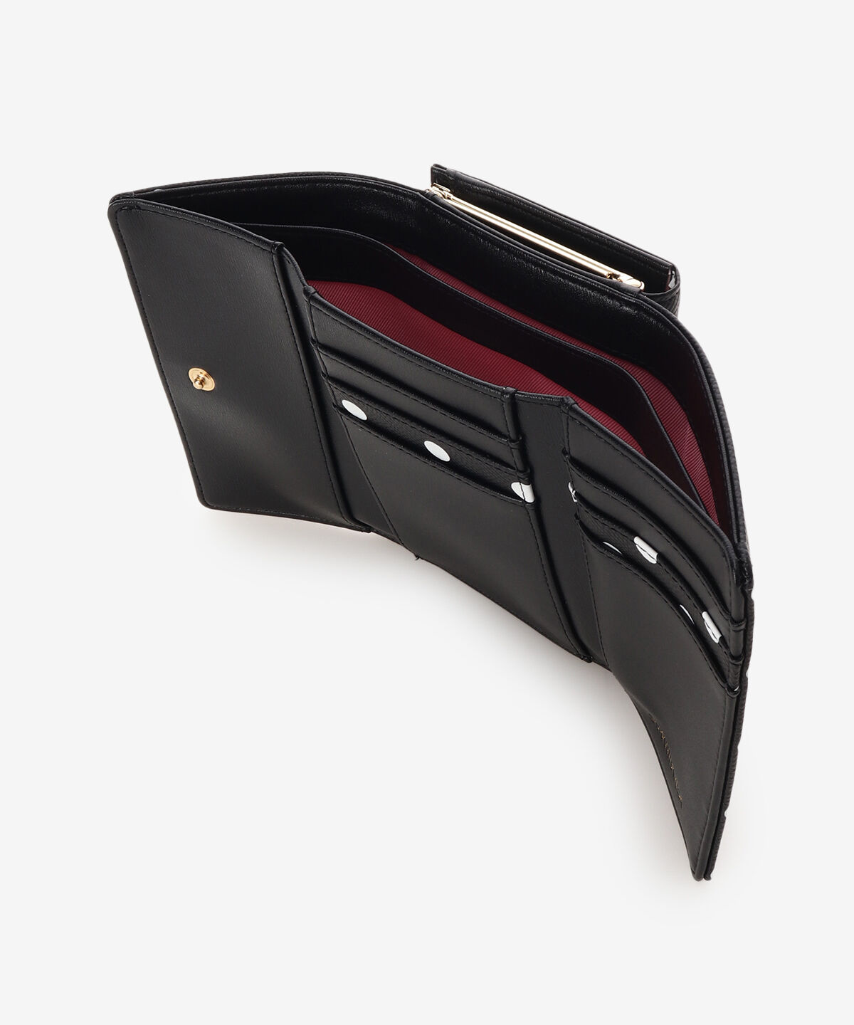 Samantha Vega「ソリッドリボンドット折財布」|財布|