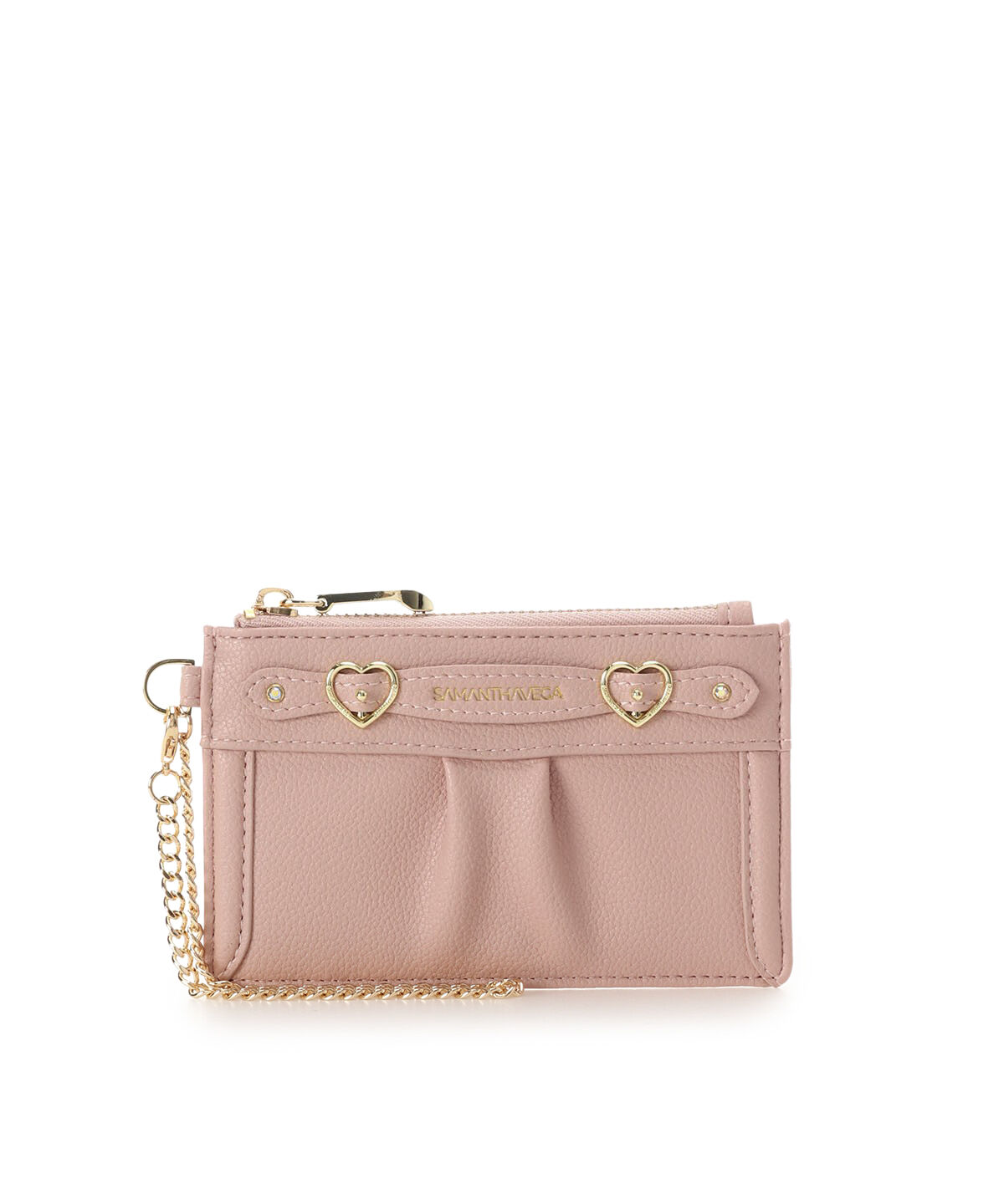 Samantha Vega「ハートベルトマルチケース」|コインケース|ピンク