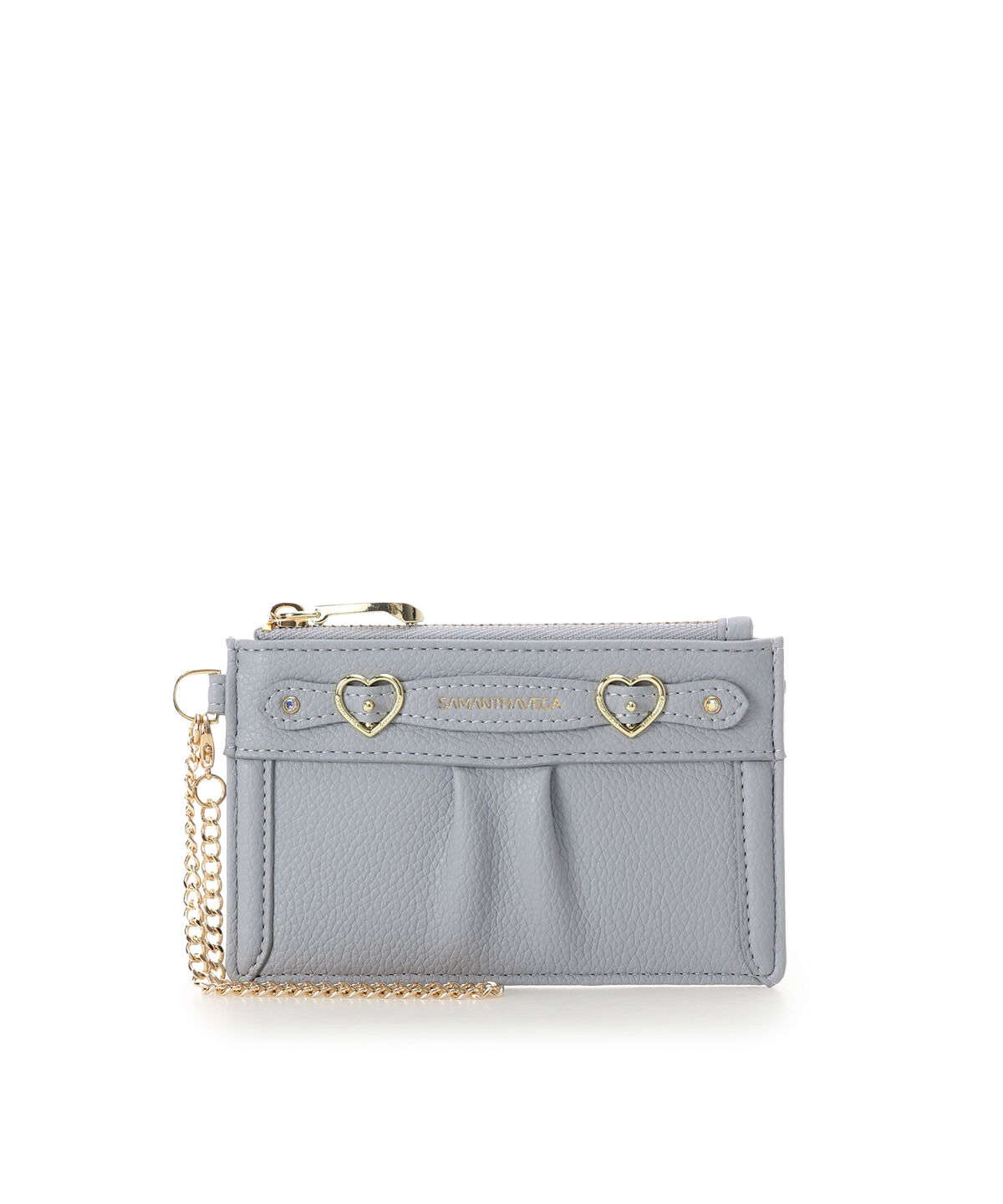 Samantha Vega「ハートベルトマルチケース」|コインケース|ライトブルー