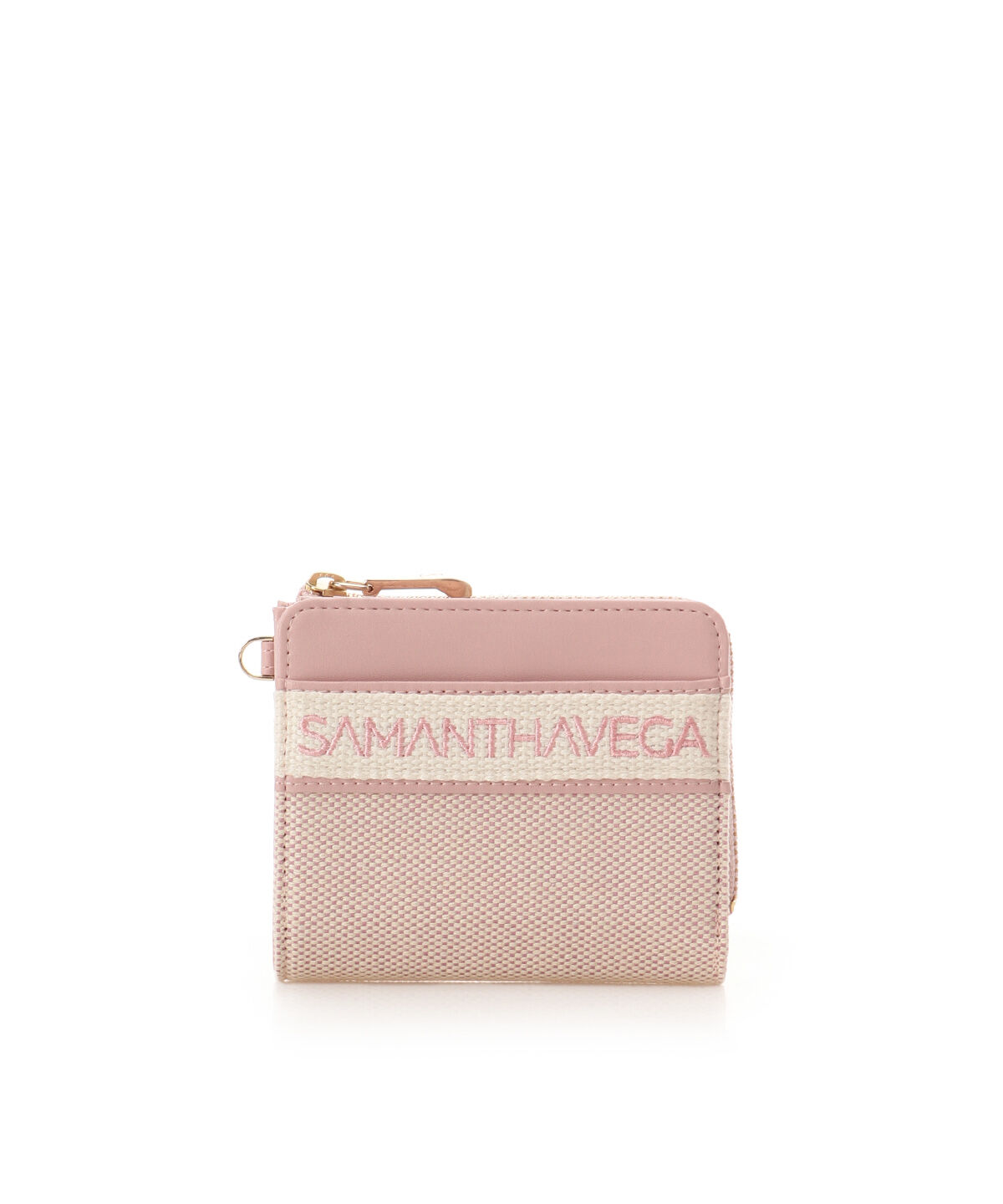 Samantha Vega「ロゴテープ折財布」|財布|ピンク