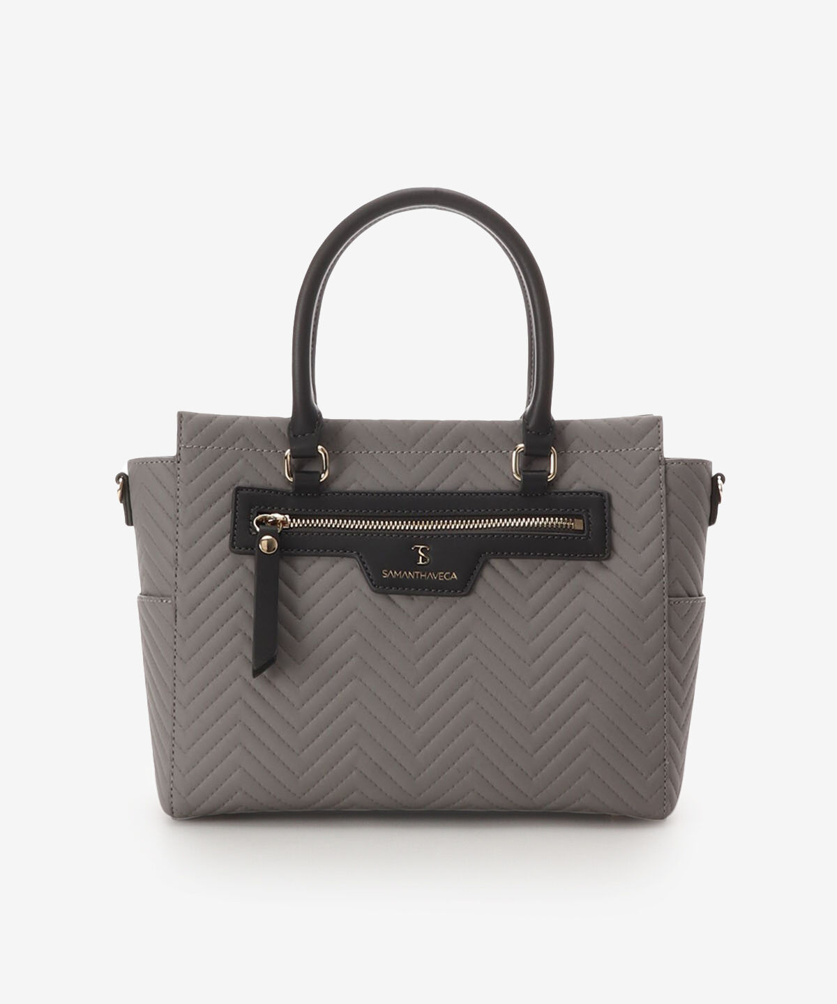 Samantha Vega「■オンラインショップ＆一部店舗限定■バイカラーBOXハンドバッグ」|ハンドバッグ|