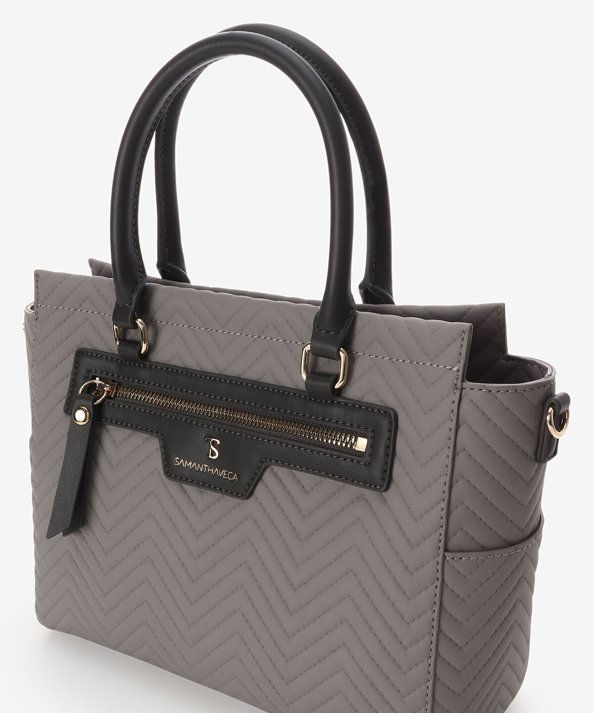 Samantha Vega「■オンラインショップ＆一部店舗限定■バイカラーBOXハンドバッグ」|ハンドバッグ|