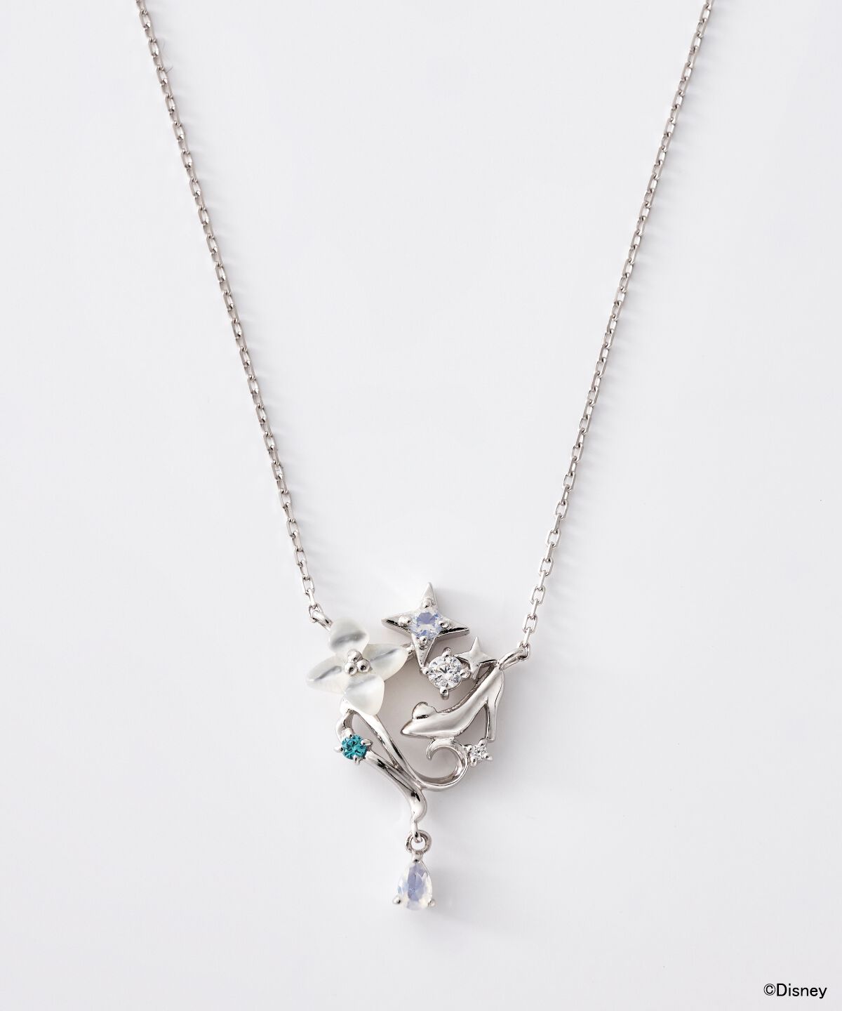 newme by Samantha Thavasa「ディズニーコレクション「プリンセス」シリーズ ネックレス (シンデレラ)」|ネックレス|SILVER rhodiumﾒｯｷ