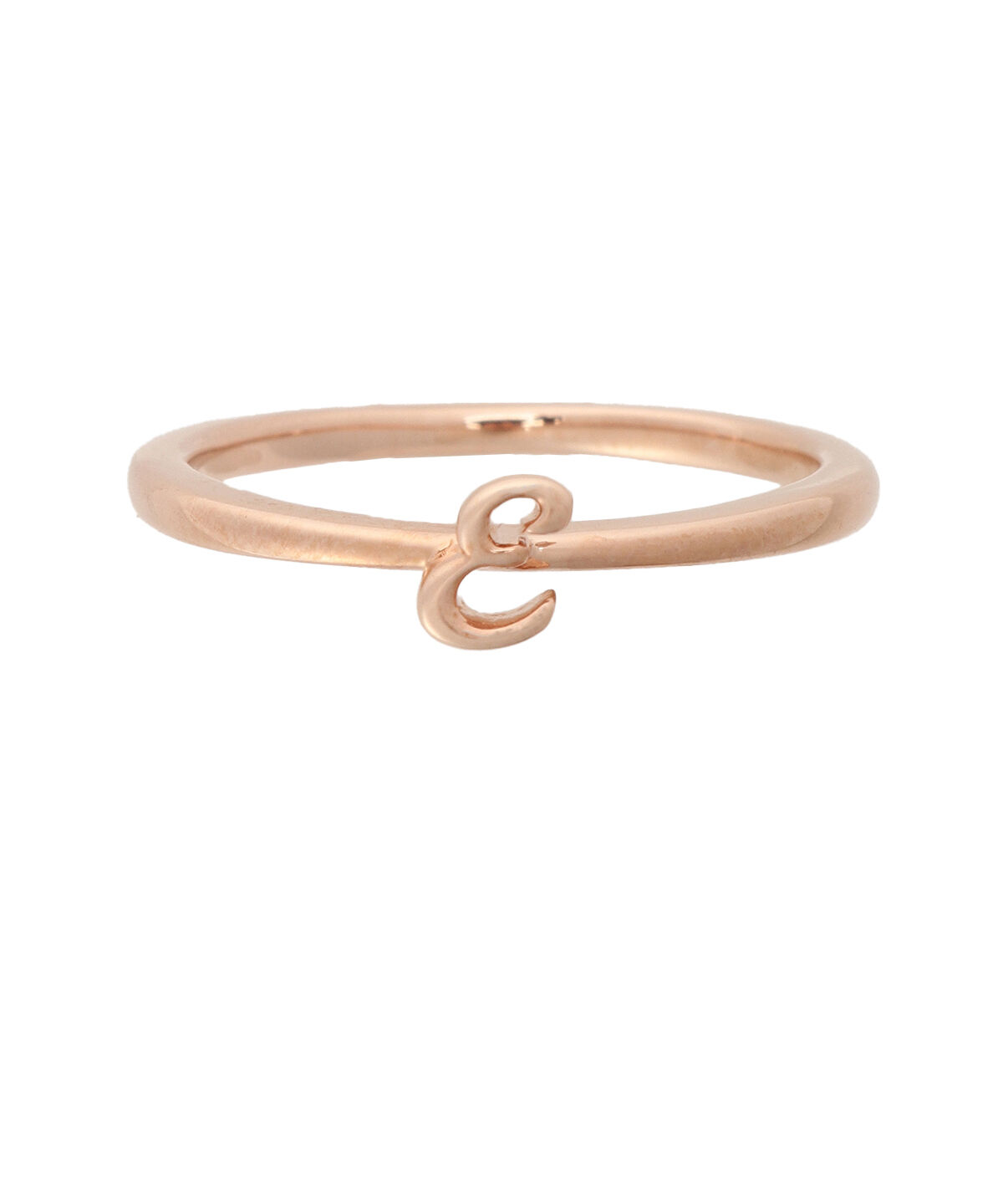 newme by Samantha Thavasa「イニシャルリング(E)」|リング|SILVER PGﾒｯｷ