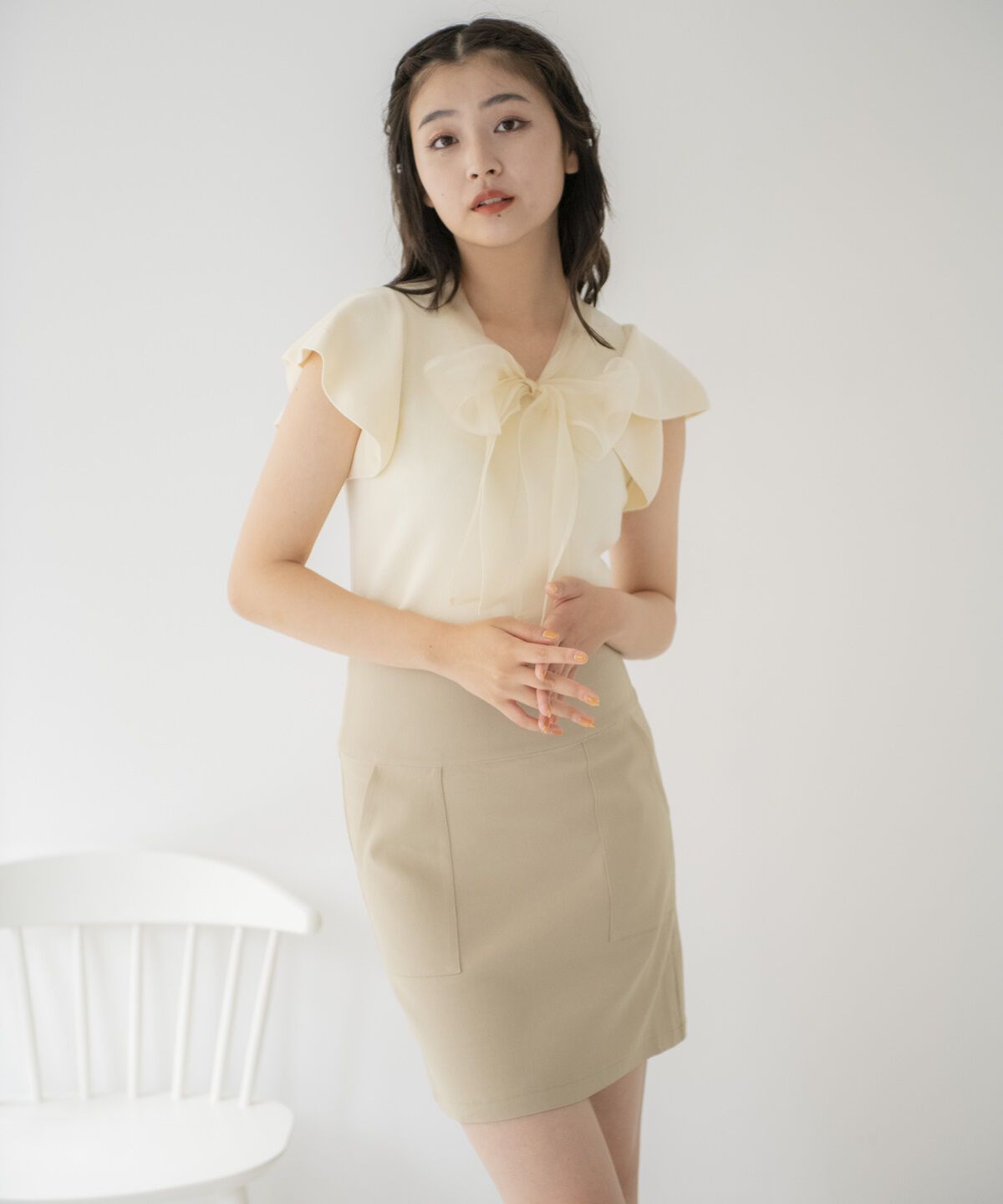 REDYAZEL「ストレッチタイトミニスカート」|タイト|