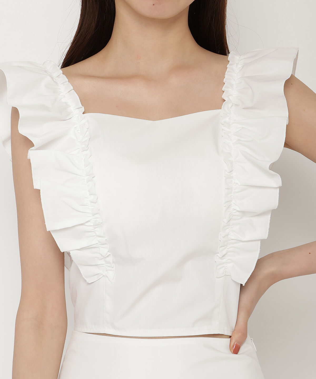 REDYAZEL「ギャザーショートブラウス」|シャツ・ブラウス|