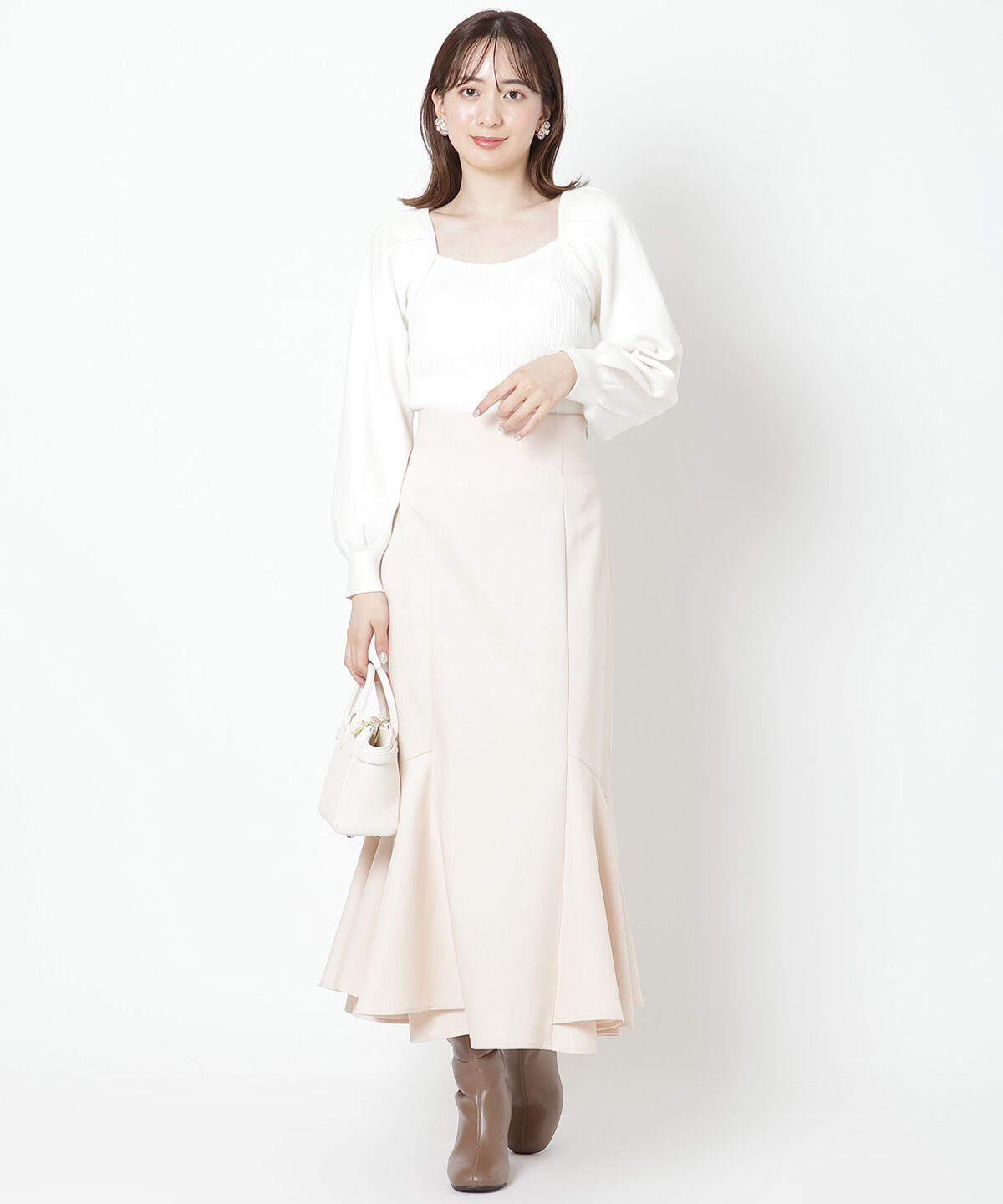 WILLSELECTION「ボリュームマーメイドスカート」|フレア|