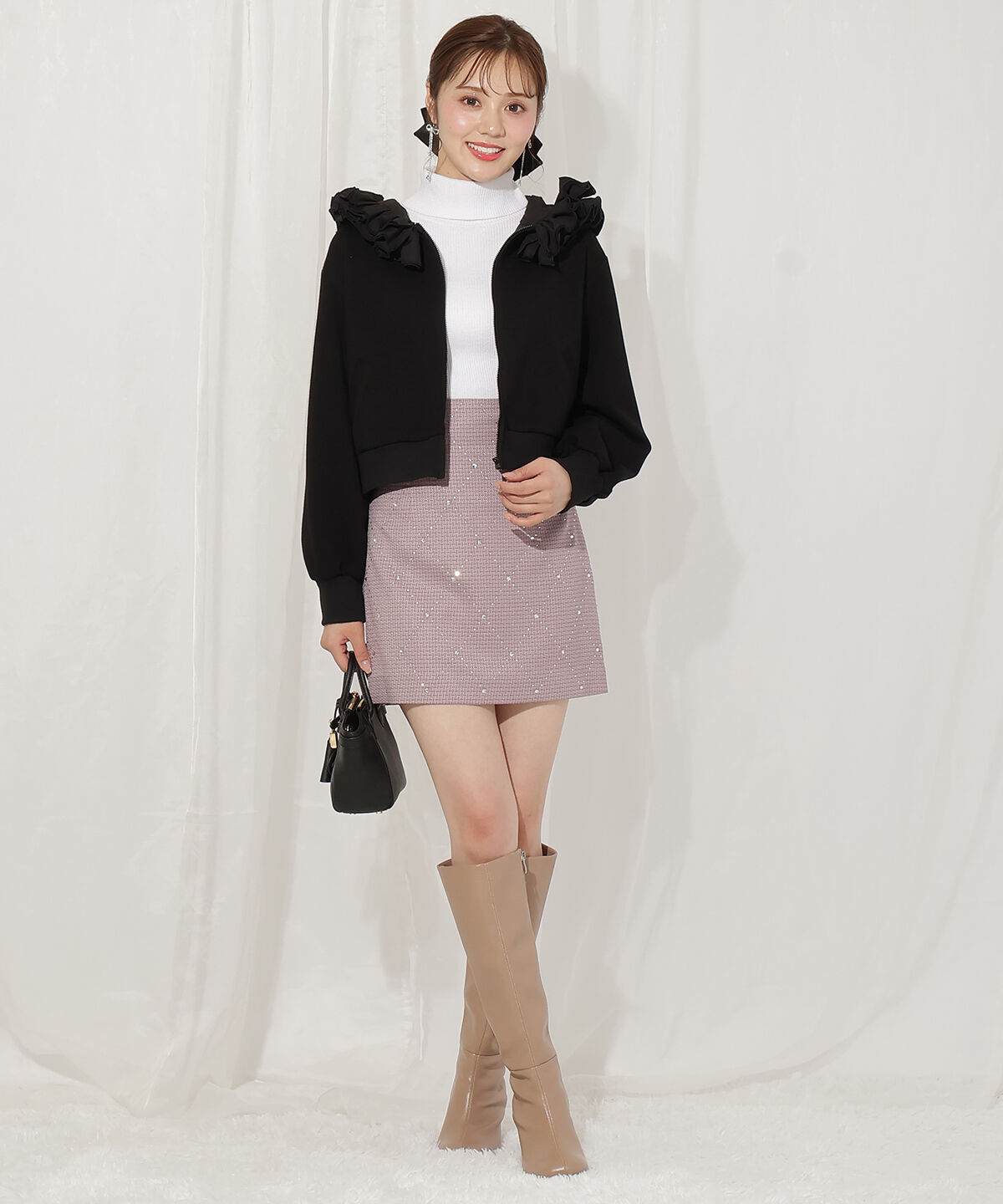 WILLSELECTION「フードフリルパーカー」|パーカー|