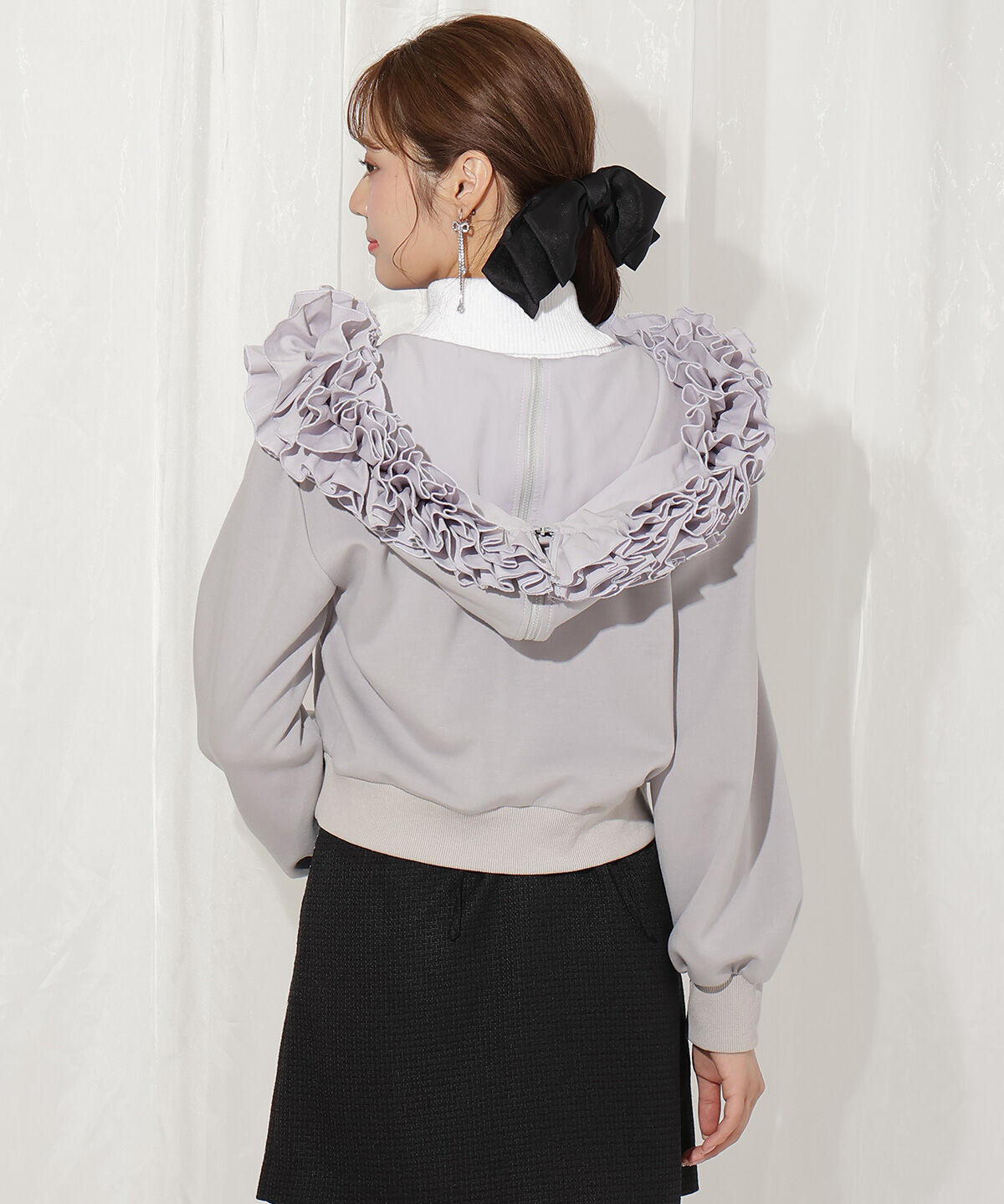 WILLSELECTION「フードフリルパーカー」|パーカー|