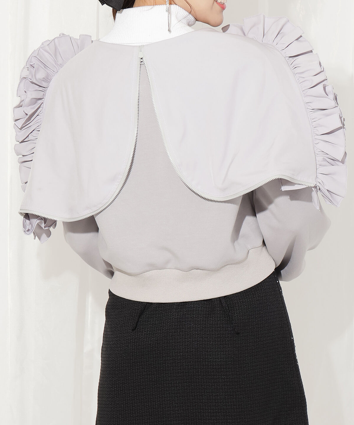 WILLSELECTION「フードフリルパーカー」|パーカー|