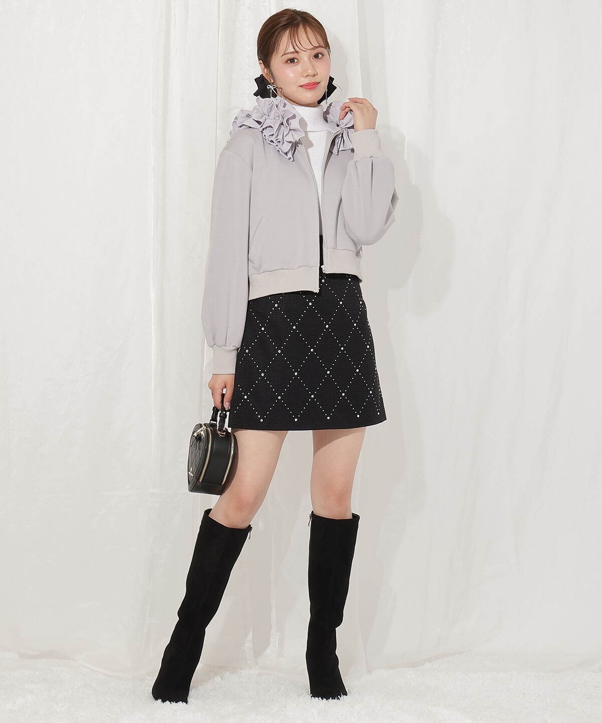 WILLSELECTION「フードフリルパーカー」|パーカー|