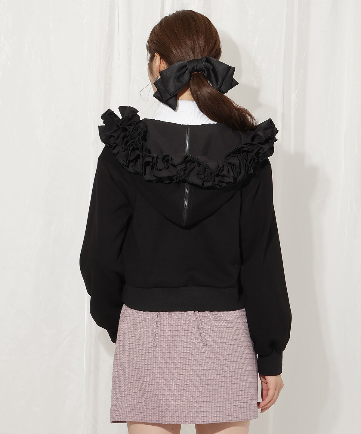 WILLSELECTION「フードフリルパーカー」|パーカー|