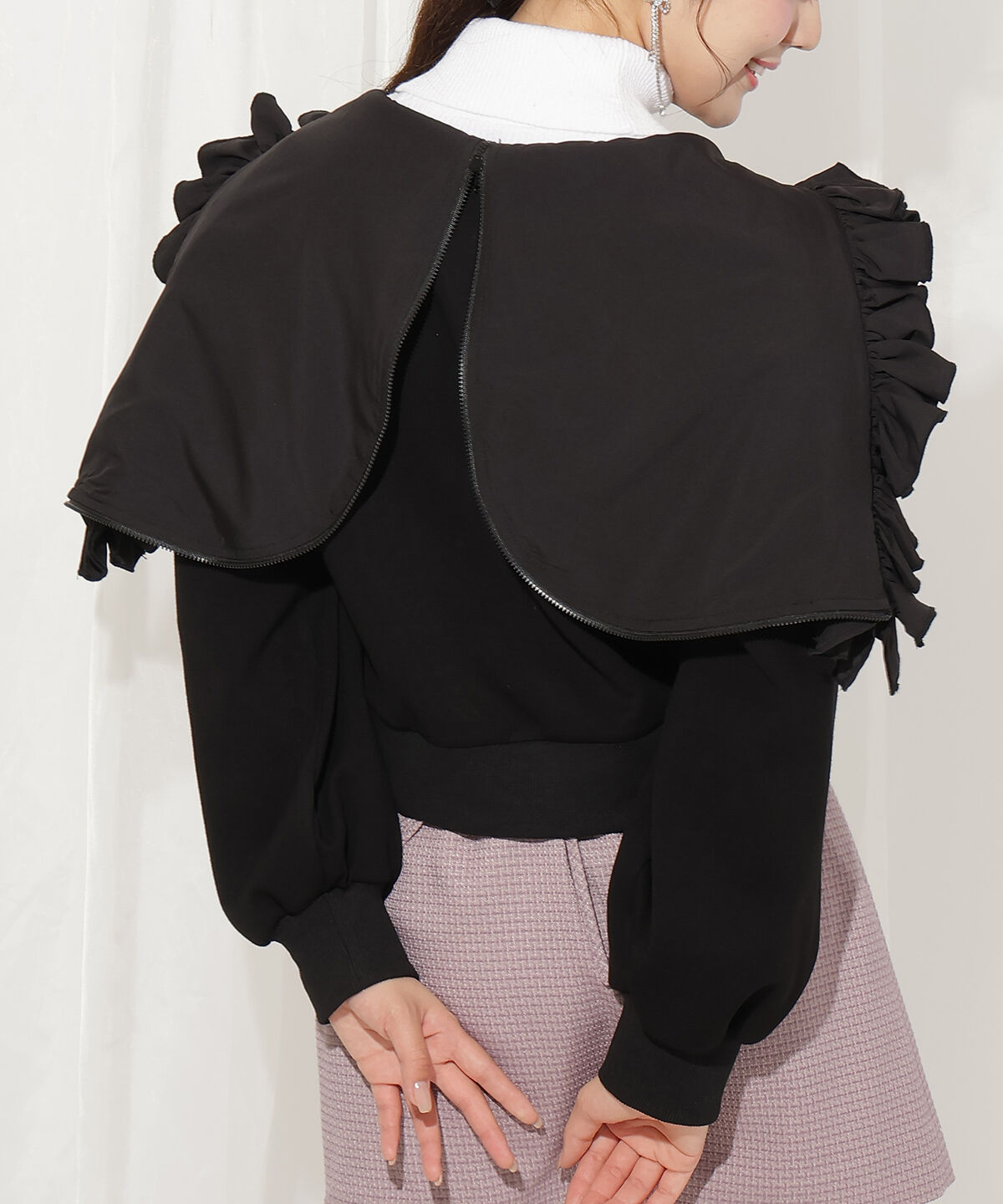 WILLSELECTION「フードフリルパーカー」|パーカー|