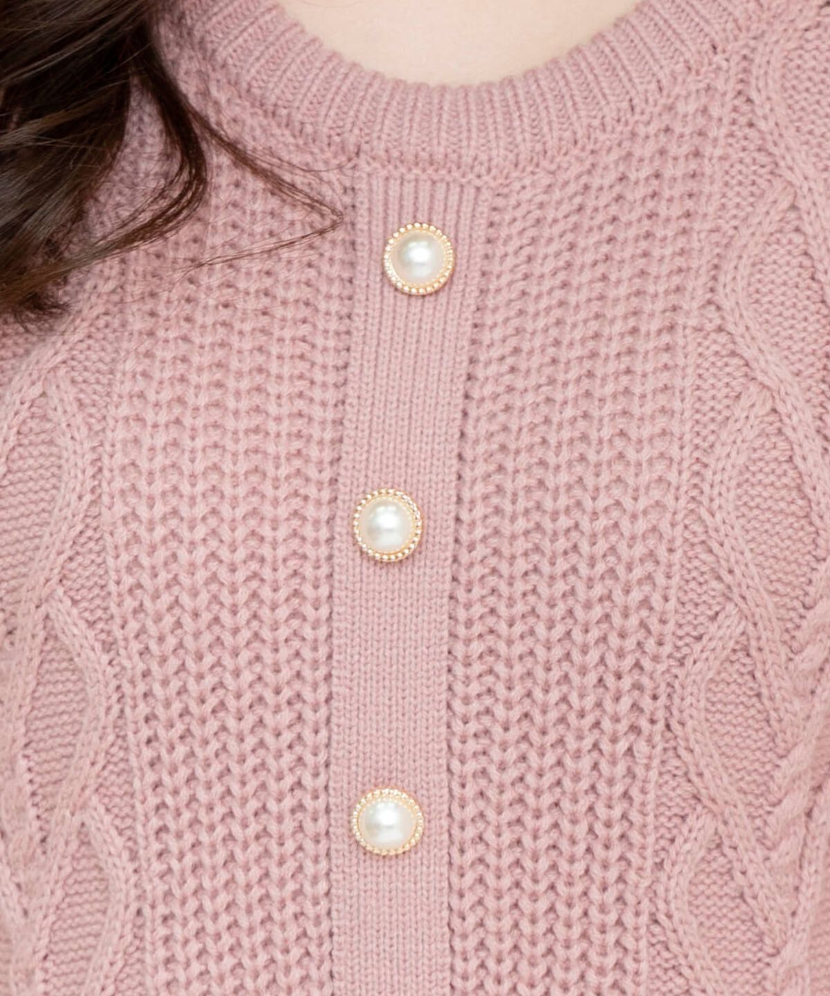 WILLSELECTION「ハートケーブルニットワンピース」|ワンピース|