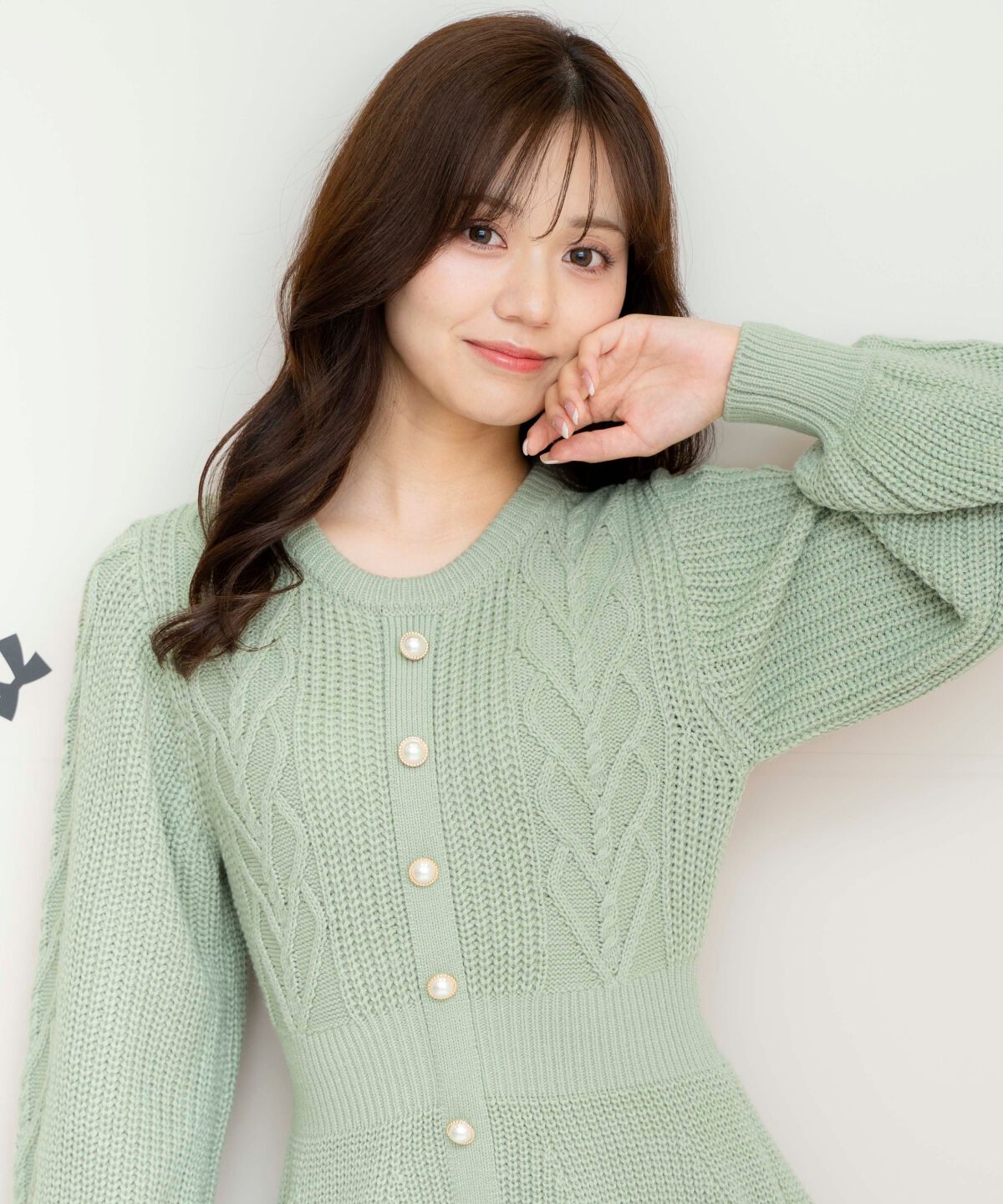 WILLSELECTION「ハートケーブルニットワンピース」|ワンピース|