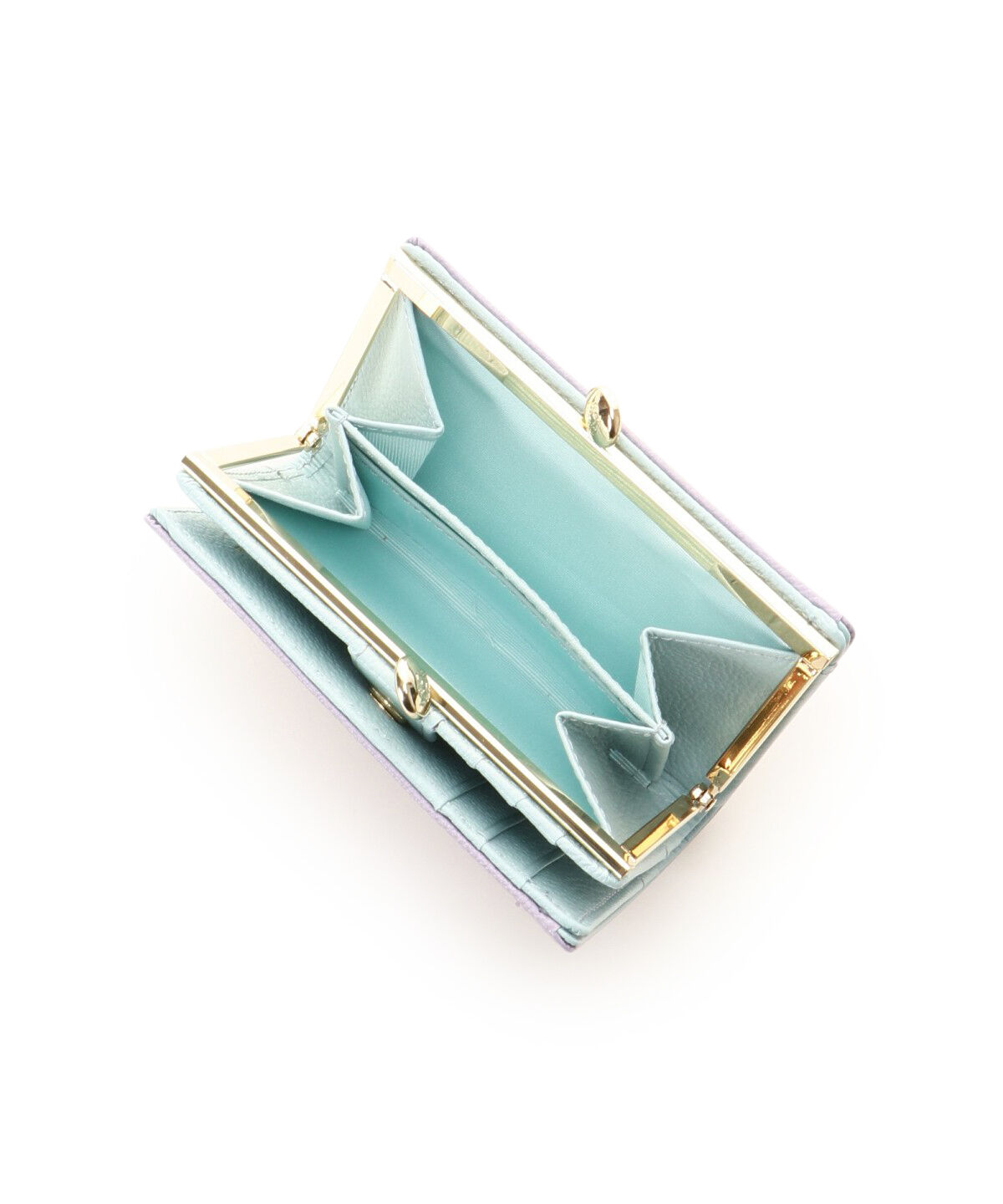 Samantha Thavasa Petit Choice「バイカラー 口金折財布」|財布|