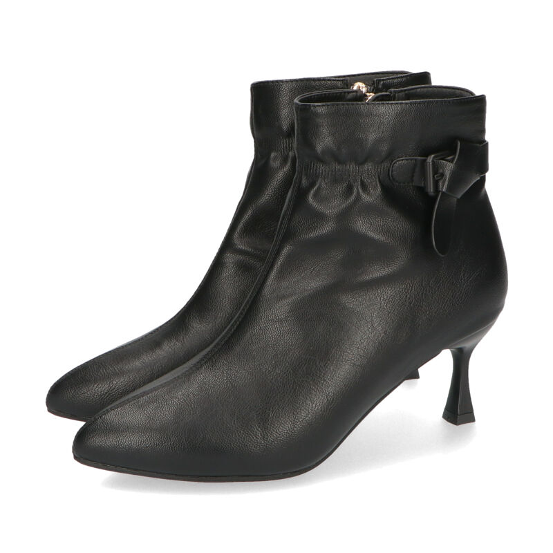 ORiental TRaffic「【EC限定】ソフトレザーサイドリボンブーツ/25403」|ショートブーツ|