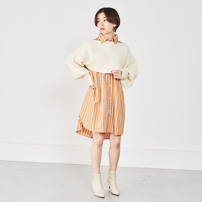 ORiental TRaffic「【EC限定】ソフトレザーサイドリボンブーツ/25403」|ショートブーツ|