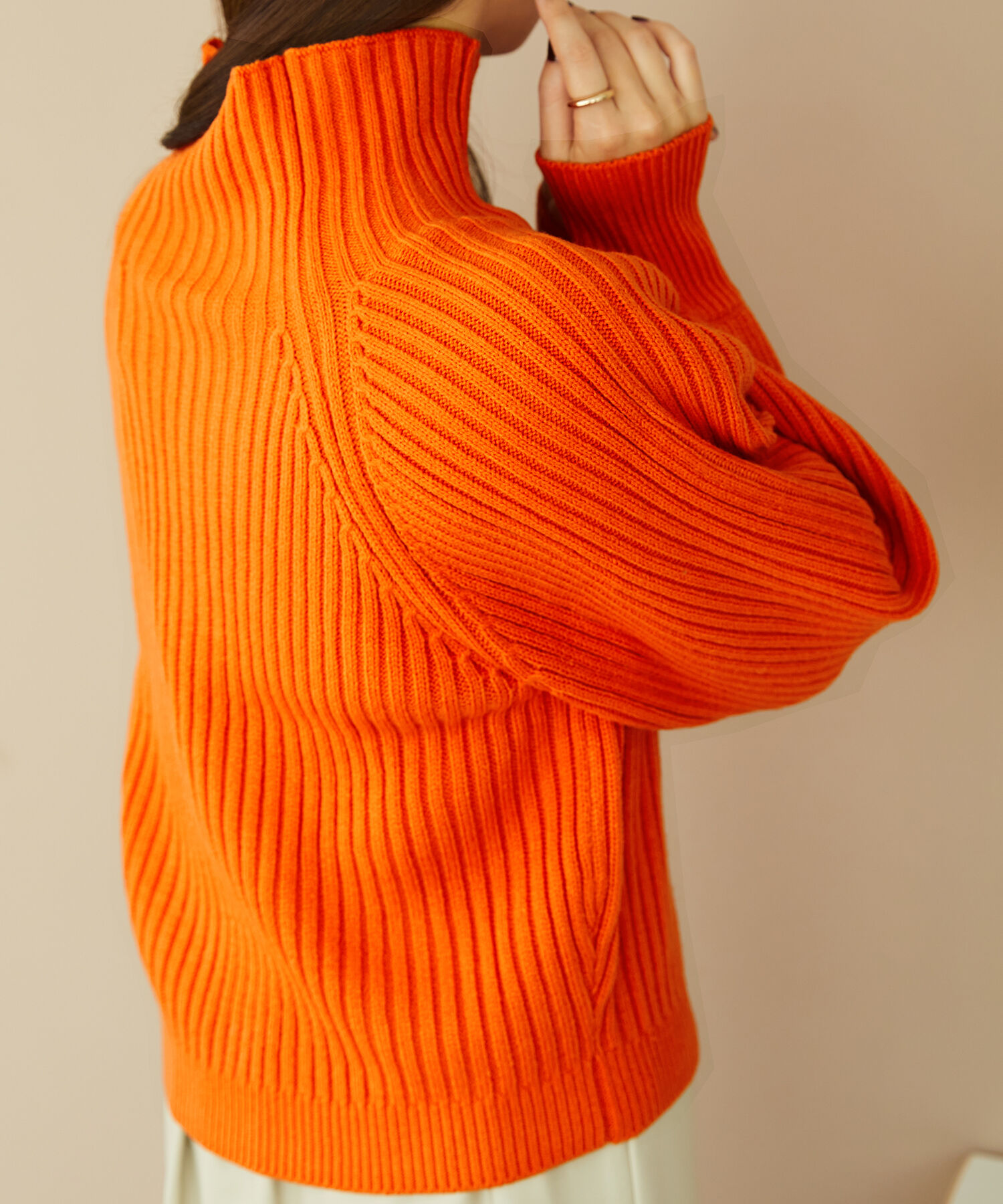 ORiental TRaffic「ハイネックボリュームスリーブニット/MO33N04」|ニット・セーター|