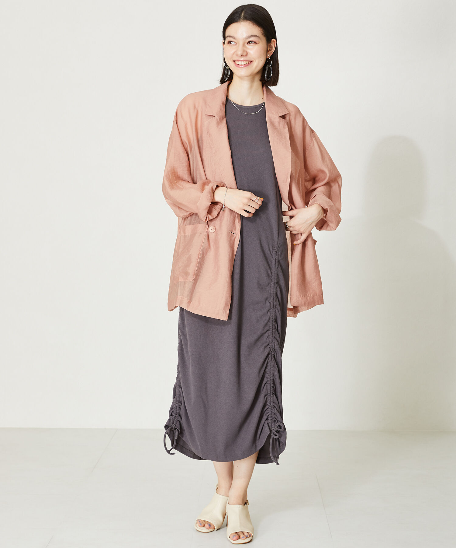 ORiental TRaffic「甲深ソフトレザーサンダル/41203」|サンダル|