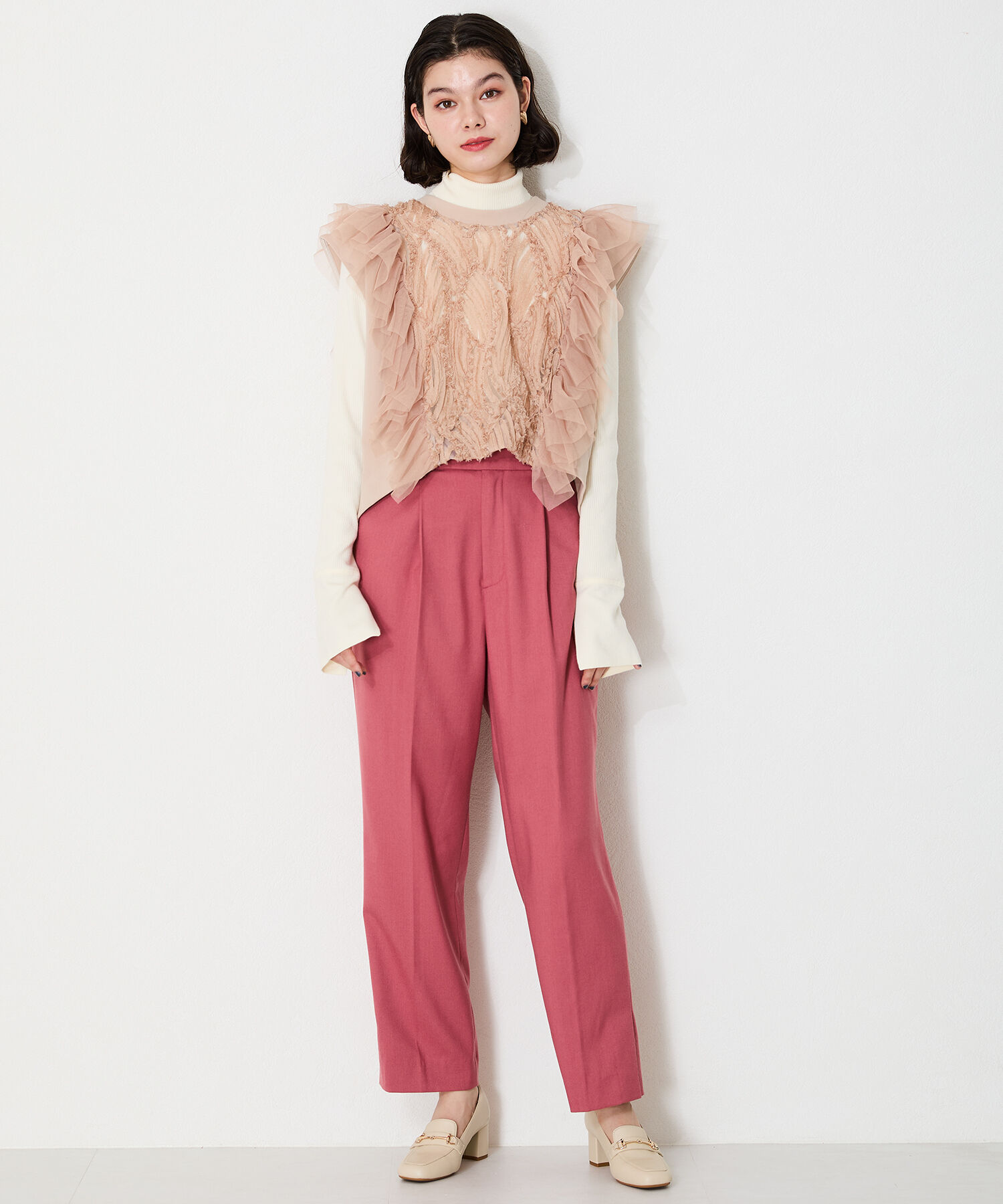 ORiental TRaffic「【跳べるパンプス/シリーズ累計１５０万足突破 】ビット ヒールローファー /R-3214 厚手クッション」|パンプス|