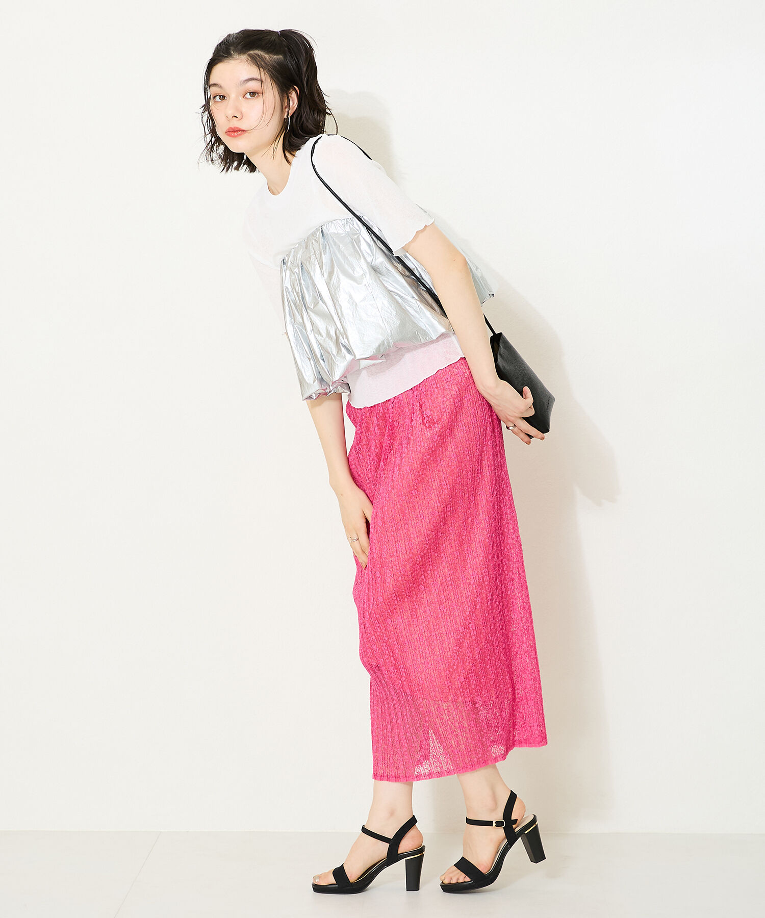 ORiental TRaffic「ラウンドトゥラインヒールサンダル/41234」|サンダル|