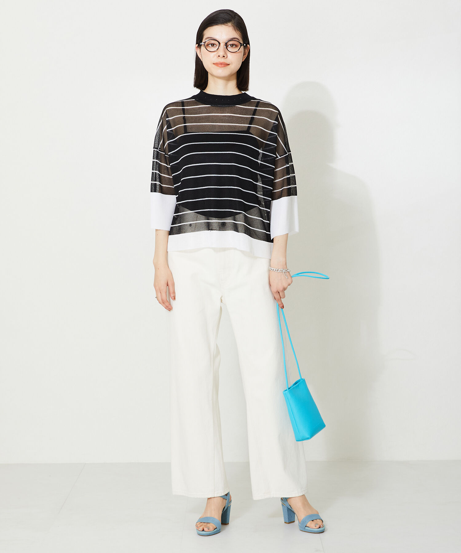 ORiental TRaffic「ラウンドトゥラインヒールサンダル/41234」|サンダル|