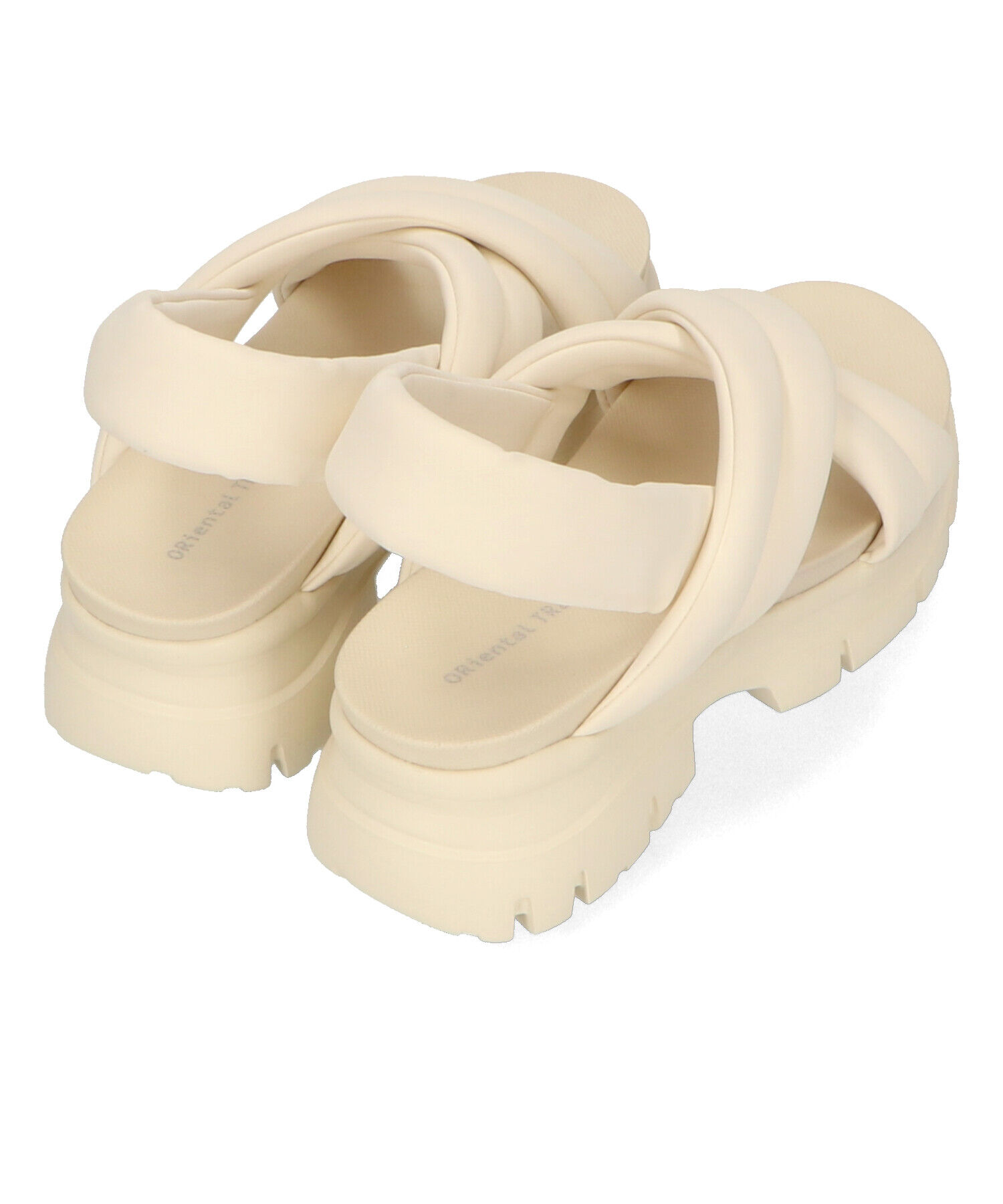 ORiental TRaffic「【WEB限定】クロスベルト厚底サンダル/41243」|サンダル|