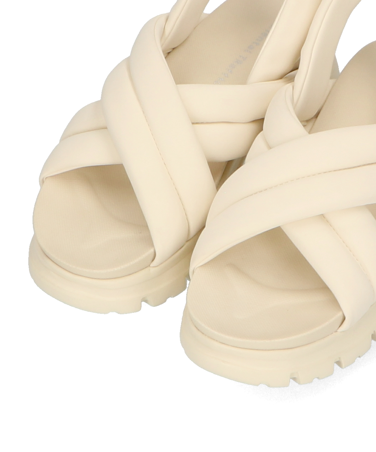 ORiental TRaffic「【WEB限定】クロスベルト厚底サンダル/41243」|サンダル|