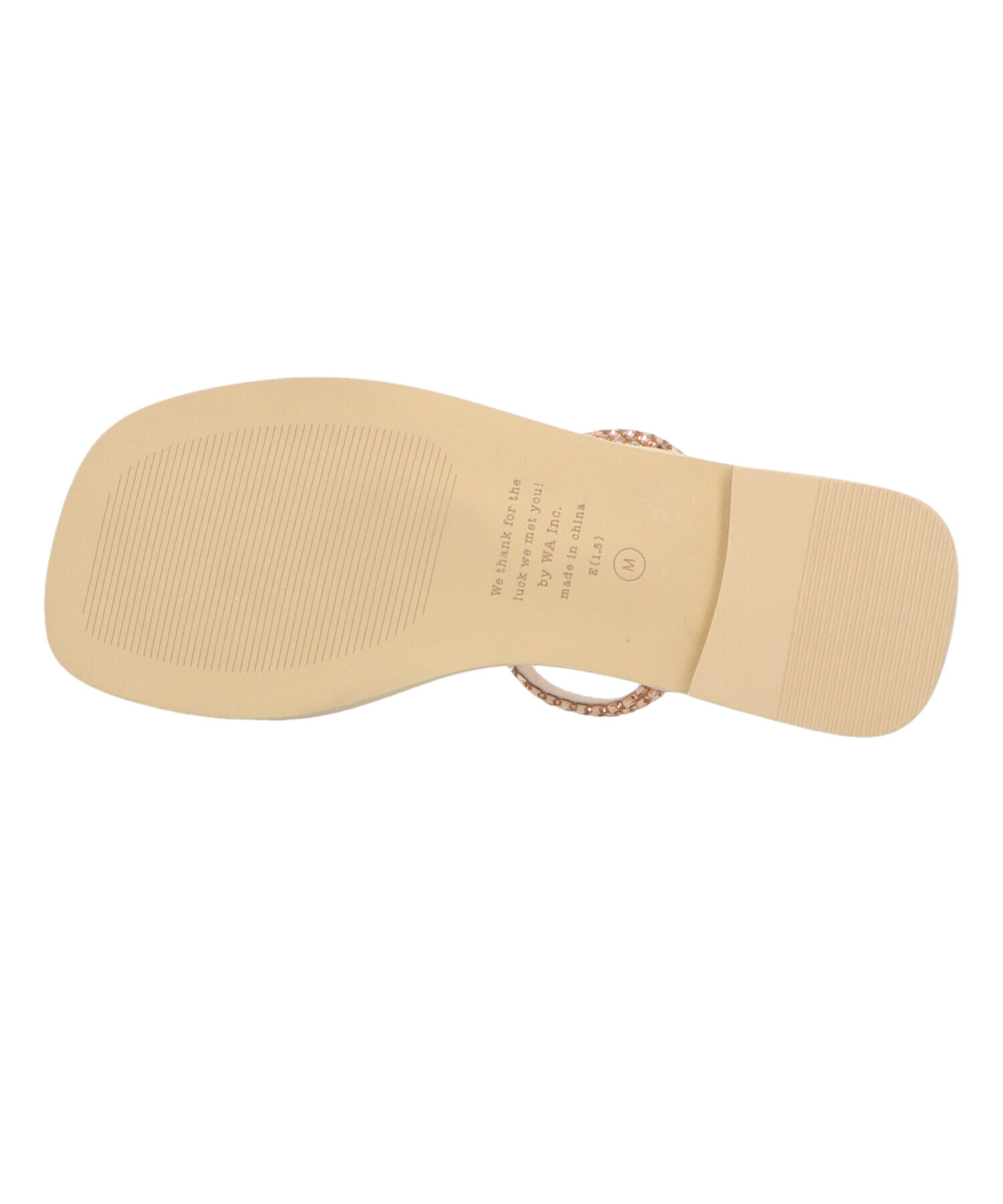 ORiental TRaffic「【トレンド】パールトングフラットサンダル/41246 サンダル」|サンダル|