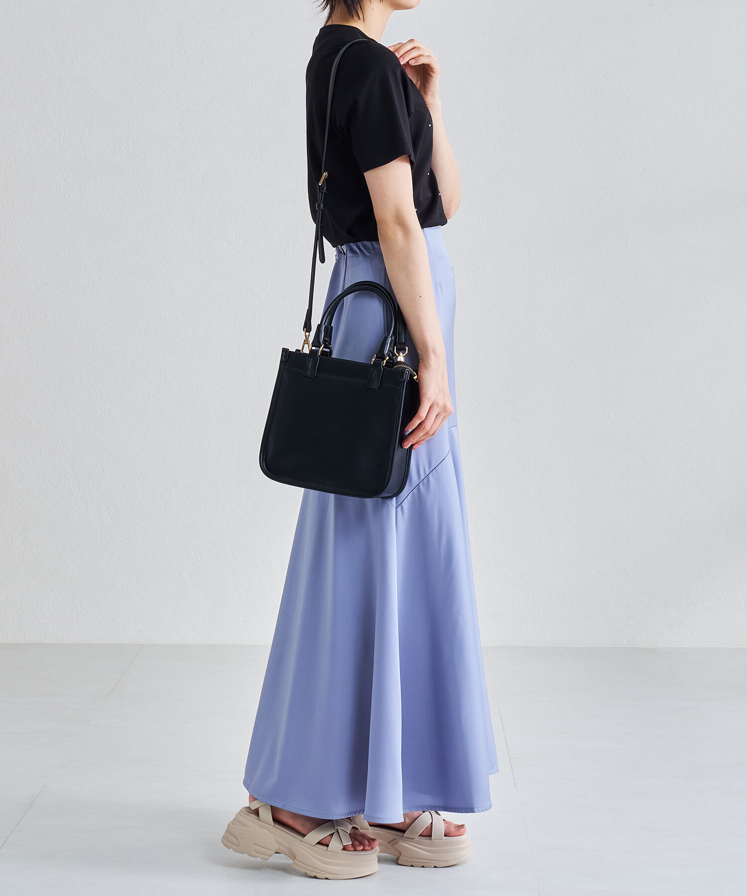 ORiental TRaffic「【BAG】ボックス型ハンドバッグ/BA-227」|ショルダー・メッセンジャー|